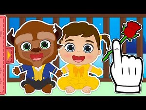 👶 BABY ALEX AND LILY 👶 Dess up as Princess and Beast | Baby Cartoons Gameplays