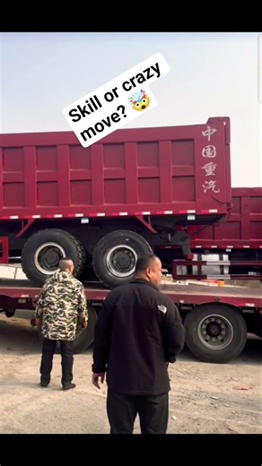Crazy Chinese Operator Truck Loading – Ramp Breaks but Machine Jumps Onto the Truck! 😱