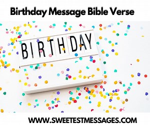 70  Birthday Message Bible Verse - Sweetest Messages