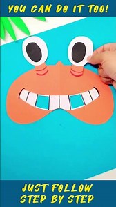 How to Make a Crab Mask 🦀 | Easy Paper Craft for Kids
