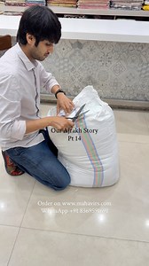 Our Ajrakh Story. Part 14. It's a process which is very close to me personally. Ajrakh has been an age old block printing technique and it's close to where I have my roots. Made in the land of Kutch, it has its origins in the lower Indus Valley. Ajrakh is also considered to be an integral part of the Sindhi Culture. We present a range of Ajrakh Block Print sarees in natural dyes. There will be some deformations in the prints which make them more natural than a digital print. DM us for more detai