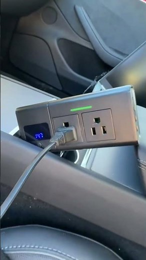 Charging my Gotrax G4 electric scooter with this 110V Inverter and my Tesla