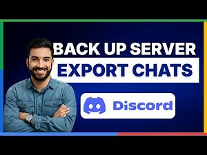 How to back up any Discord server and export chats[FULL GUIDE]