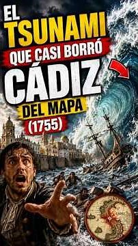 🌊 El TSUNAMI que CASI BORRÓ CÁDIZ del MAPA 😱 | 1755 #shorts