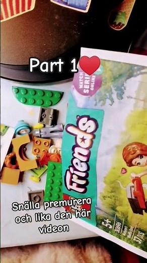 Lego friends. jag bygger upp en lego friends bygge