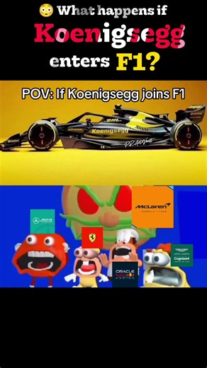 What if Koenigsegg joined Formula 1? Koenigsegg #Formula1 #F1 #automobile