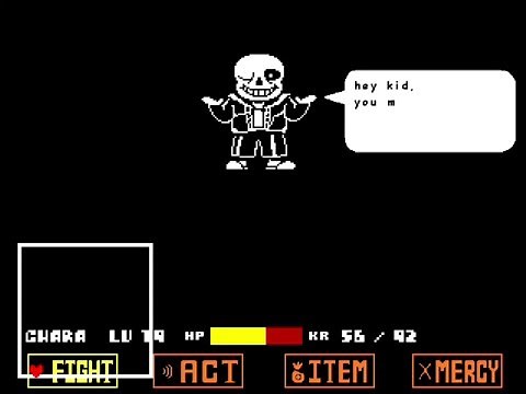 Sans dodges... twice?
