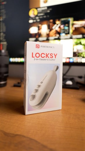 Locksy 2in1 sealer and cutter #portronics