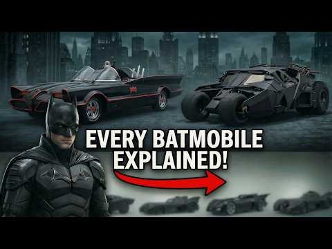 Every Batmobile from the TV Era to Modern Movies Explained