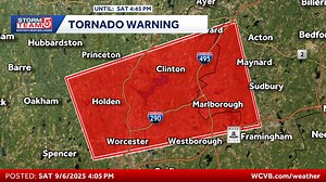 🚨PLEASE SHARE: A Tornado Warning has been issued. If in or near Worcester, Middlesex counties, get in a safe place now and use the WCVB app to get the latest info! wcvb.com/wr | Mike Wankum WCVB