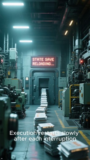 When GPUs Lose Throughput to Context Save Pressure