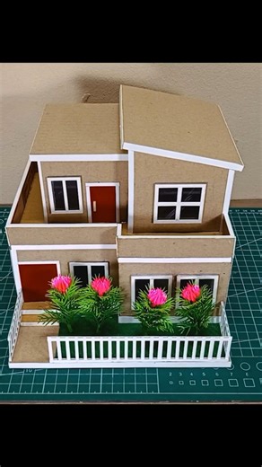 Beautiful cardboard dream house