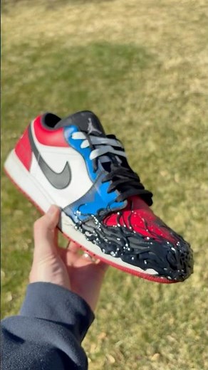 Spider Man X Venom Custom Shoes #shoes #sneakers #spiderman