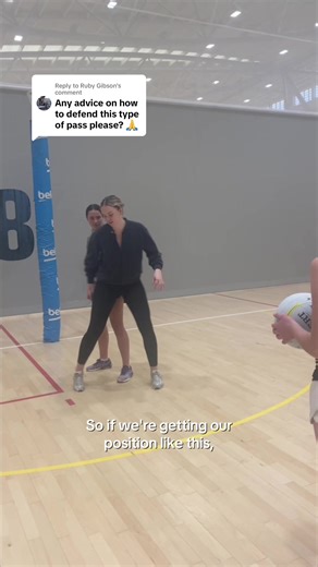 Replying to @Ruby Gibson Coach Yasmin has a bunch of great tips for defending a holding shooter - particularly if they like to switch. Keeping your angle, staying close to the body so you can feel the switch and using your hips and shoulders to rotate is key.👌 @yas #netball #netballtok #netballers