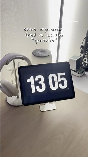 How to organize your iPad or cell phone for free 📱🤍 #tech widgets and tips
