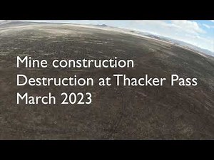 Thacker Pass Mine Construction March 2023
