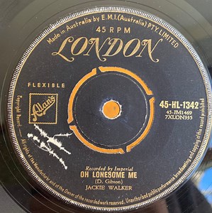 Jackie Walker - Oh Lonesome Me