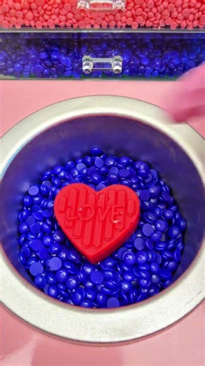 Soo Satisfying Wax Melt 💙💙❤️ #wax #waxing #asmr #satisfying #viral