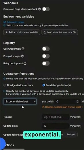 Updating IIoT devices win parallel with Portainer
