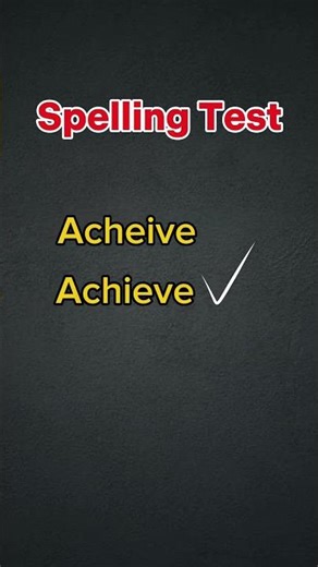 Spelling test: Advanced #english #englishvocabulary
