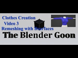 How to create clothes for SecondLife video 3
