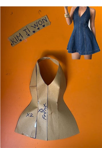 Step-by-Step Guide to Designing a Halter Neck Dress Pattern