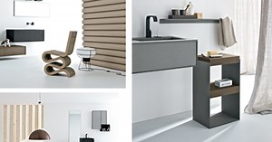 2 Modern baths for traditional + contemporary tastes