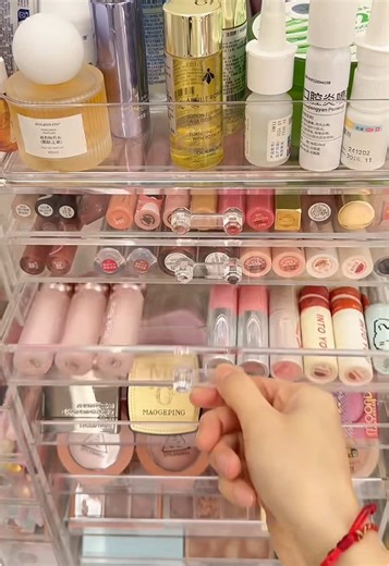 Makeup organizer #asmr #organize #makeup #makeuporganization #cleaning | Makeup Organizer