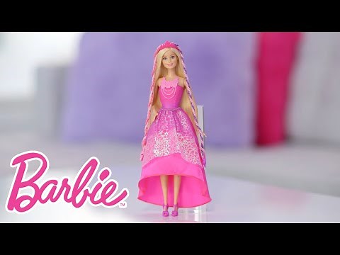 Create Fabulous Twisted Hairstyles with Barbie Endless Hair Kingdom Snap ‘N Style Doll | ‪@Barbie‬
