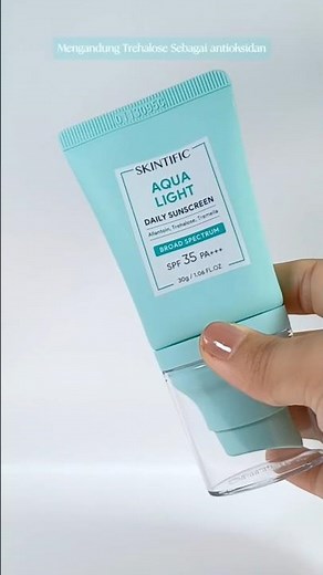 Skintific Aqua Light Daily Sunscreen Spf 35 pa+++ | Hydrating and Winning Skin