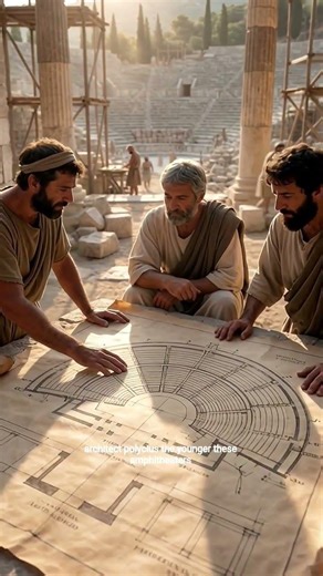 Ancient Greek amphitheatres amazed with perfect acoustics and grand design built for drama & culture