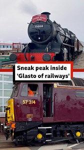 "This will be the greatest event ever!" 🚂 Train enthusiasts are preparing for The Greatest Gathering - a huge three-day event in Derby, showcasing 140 locomotives and railway vehicles from different eras. . . . #derby #greatestgathering #trains | BBC Derby