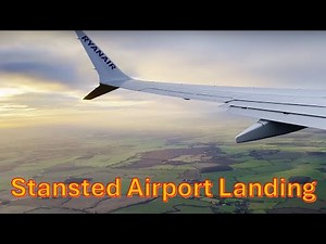 Stansted Airport Landing | Ryanair FR4692 | Boeing 737 MAX | Feb 17, 2024