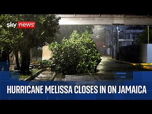 2025's most powerful hurricane nears Jamaica | Sky News coverage