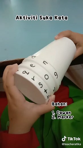 Aktiviti Suku Kata Mudah untuk Pra-Sekolah