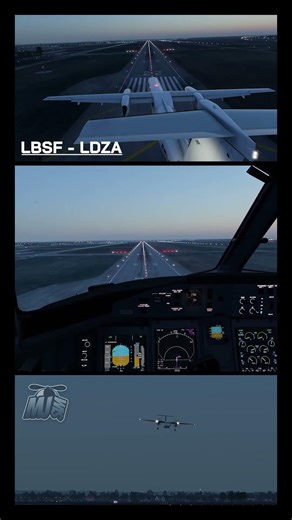 X-PLANE 12 | 🌬️ Zagreb butter landing - crosswind to 16 kt | Q4XP FlyJSim🌬️#xplane12