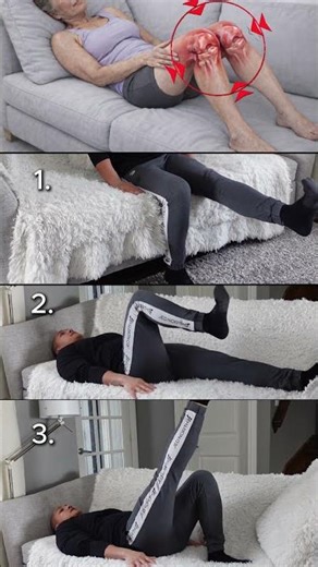 Gentle exercises for knee mobility and pain (seniors and beginners)