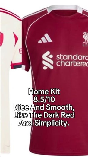 Rating Teams 2025/26 Kits: Part #1 - Liverpool #lfc #homekit #awaykit #3rdkit #Goalkeeperkit #ynwa
