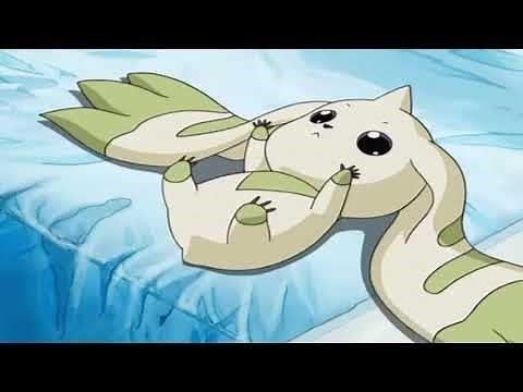 terriermon being cute as a button (part 1) 💚🤍