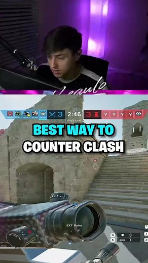 BEST WAY TO COUNTER CLASH 😂 #rainbowsixsiege #rainbow6 #rainbow6clips #rainbow6siege #r6 #r6clips #rainbow6game #r6tips #gaming #tsm #beaulo