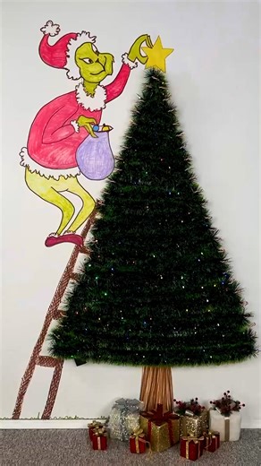 341K views · 2.5K reactions | Grinch decorating your Christmas tree  | Magic Hands Creations | Facebook