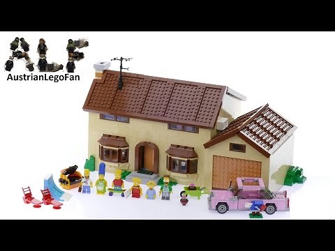 Lego Simpsons 71006 The Simpsons House - Lego Speed Build Review ( AustrianLegoFan )
