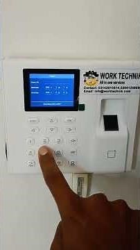 How to get report in hikvision attendance machine via USB #HikTechStar #cctv #office