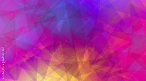 abstract background with triangles shapes animate polygon footage 4k clip