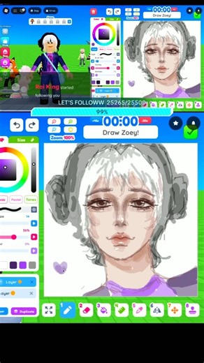 Draw me on ROBLOX✨♥️(pt.207) #roblox #robloxdrawing​#artist