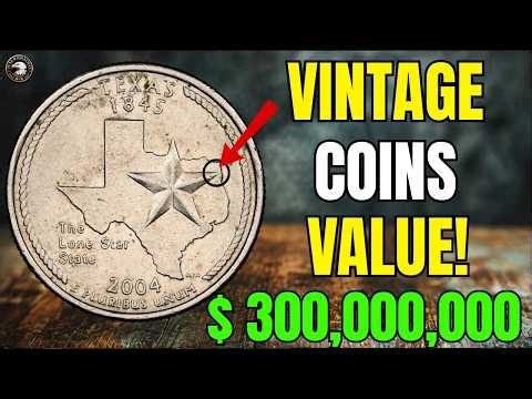 Top 5 Vintage Quarters Worth Real Gold Today — Valuable State Quarters Still In Circulation!