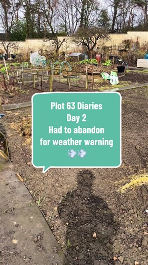 Day 2 on our allotment and the weather ruined it 😭🌧️ At least the soil looks good! #allotment #growaccount #gardening #digging #beginner