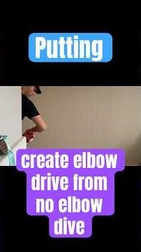 Practice putt elbow drive from anti elbow drive #discgolf