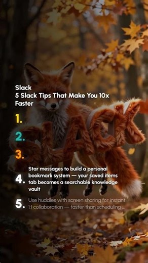 5 Slack Tips That Make You 10x Faster