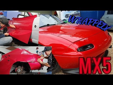 VINYL WRAPPING Mk1 Mx5 - Gloss Metallic Red